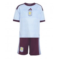 Stroje piłkarskie Aston Villa Koszulka Trzeciej dla dzieci 2026-27 Krótki Rękaw (+ szorty)
